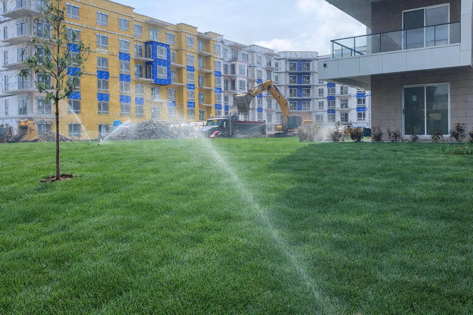 Copropriété en plusieurs phases — Phase 3 terminée — phase 4 en cours