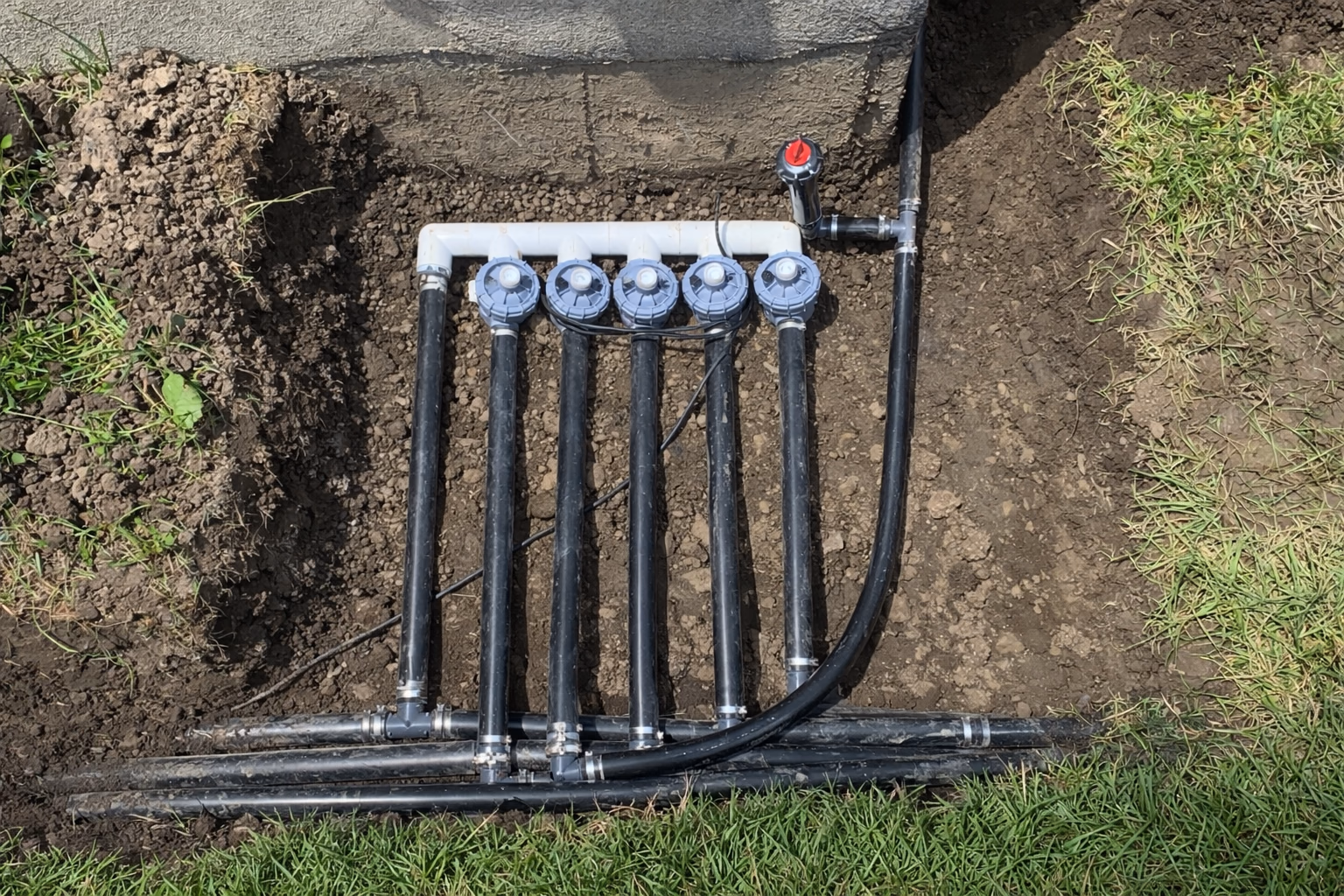 Installation à Kirkland — Collecteur de valves bien aménagé
